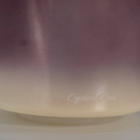 7" G-5 Lavender Sunset Gold, Lemon Angel Gold Base Alchemy™ Crystal Bowl